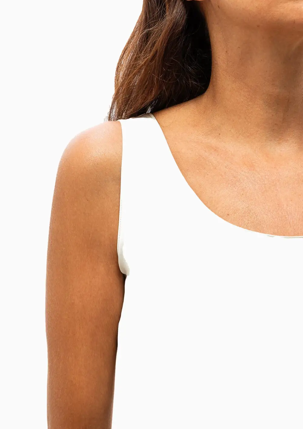 Silk V Neck Tank Top