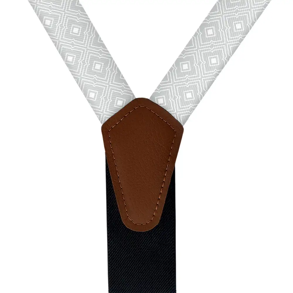 Monroe Geometric Pattern Suspenders