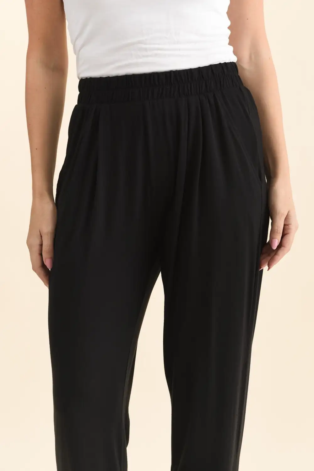 Viscose Stretch Lightweight Jogger Pants