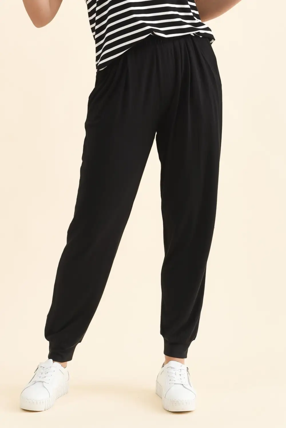 Viscose Stretch Lightweight Jogger Pants