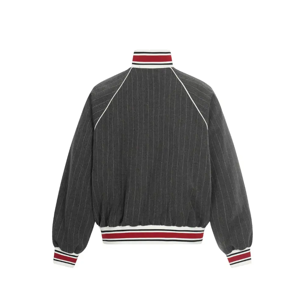 Pinstripe Track Jacket