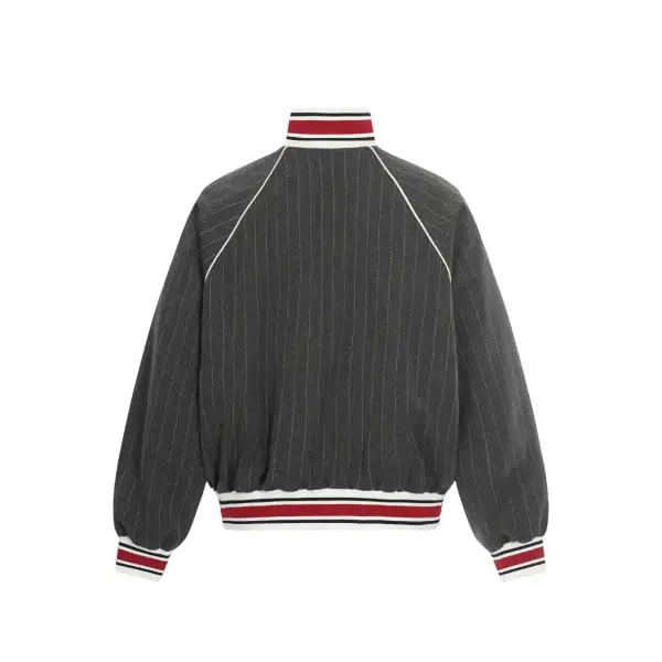 Pinstripe Track Jacket