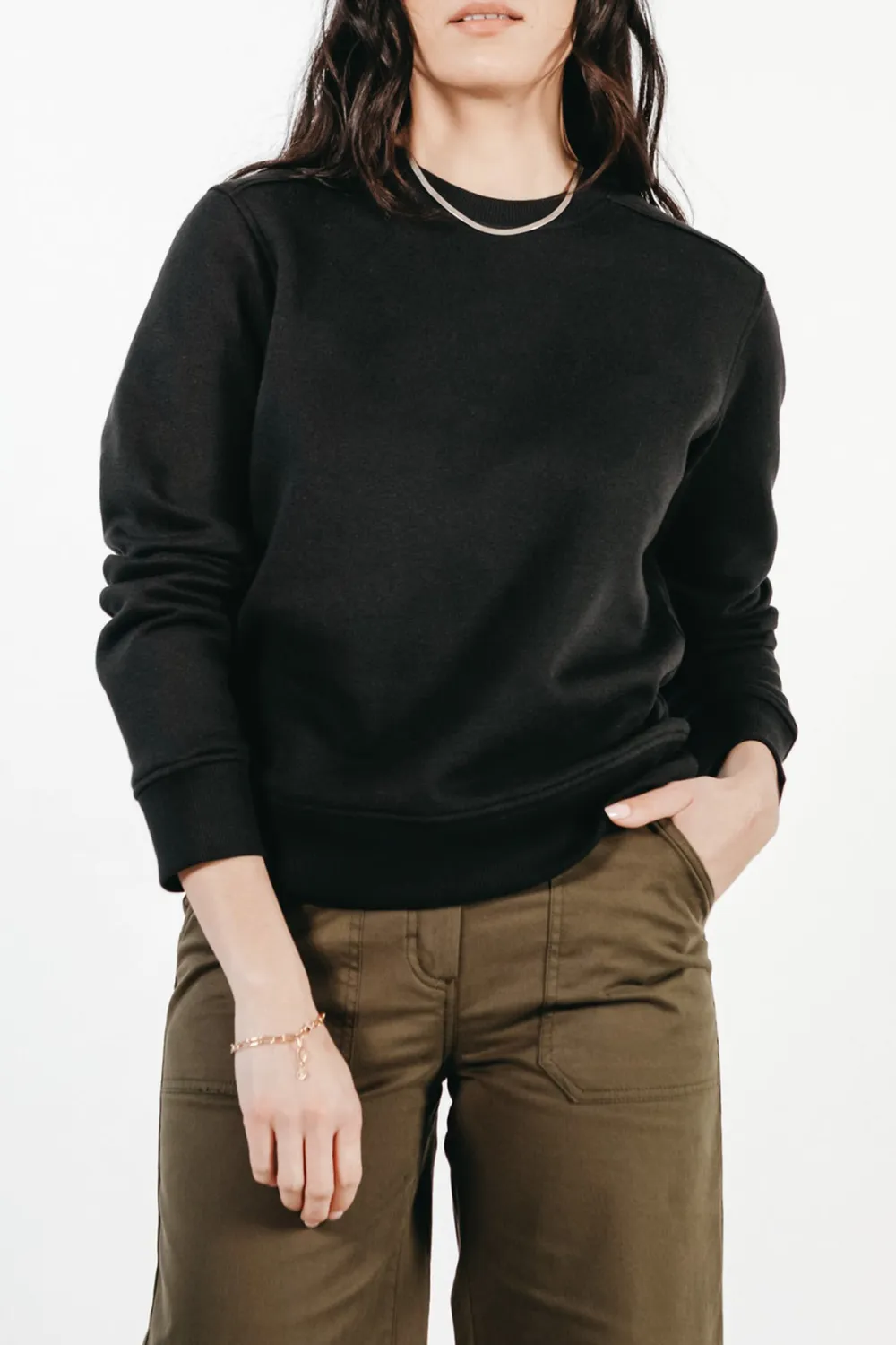 The Comfort Black Sweatshirt