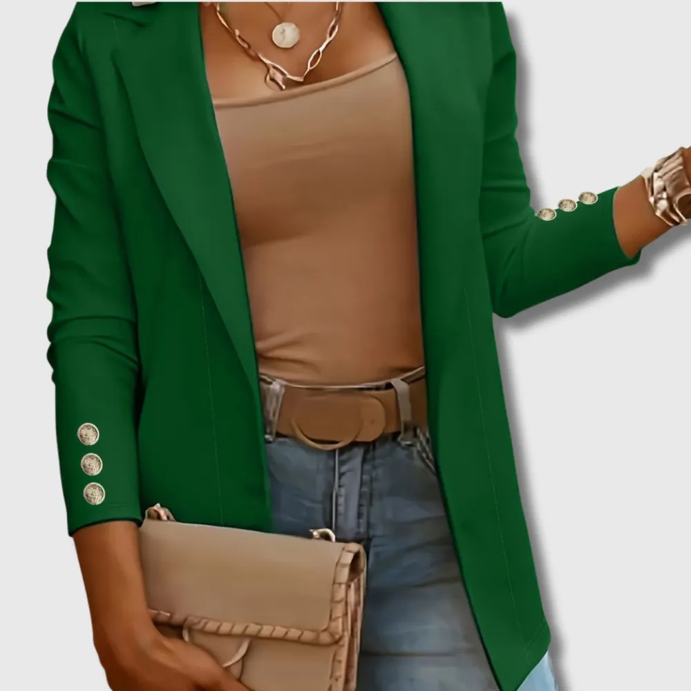 Knit Belted Blazer