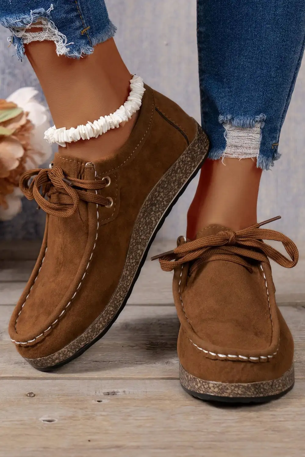 Lace-Up Casual Sneakers