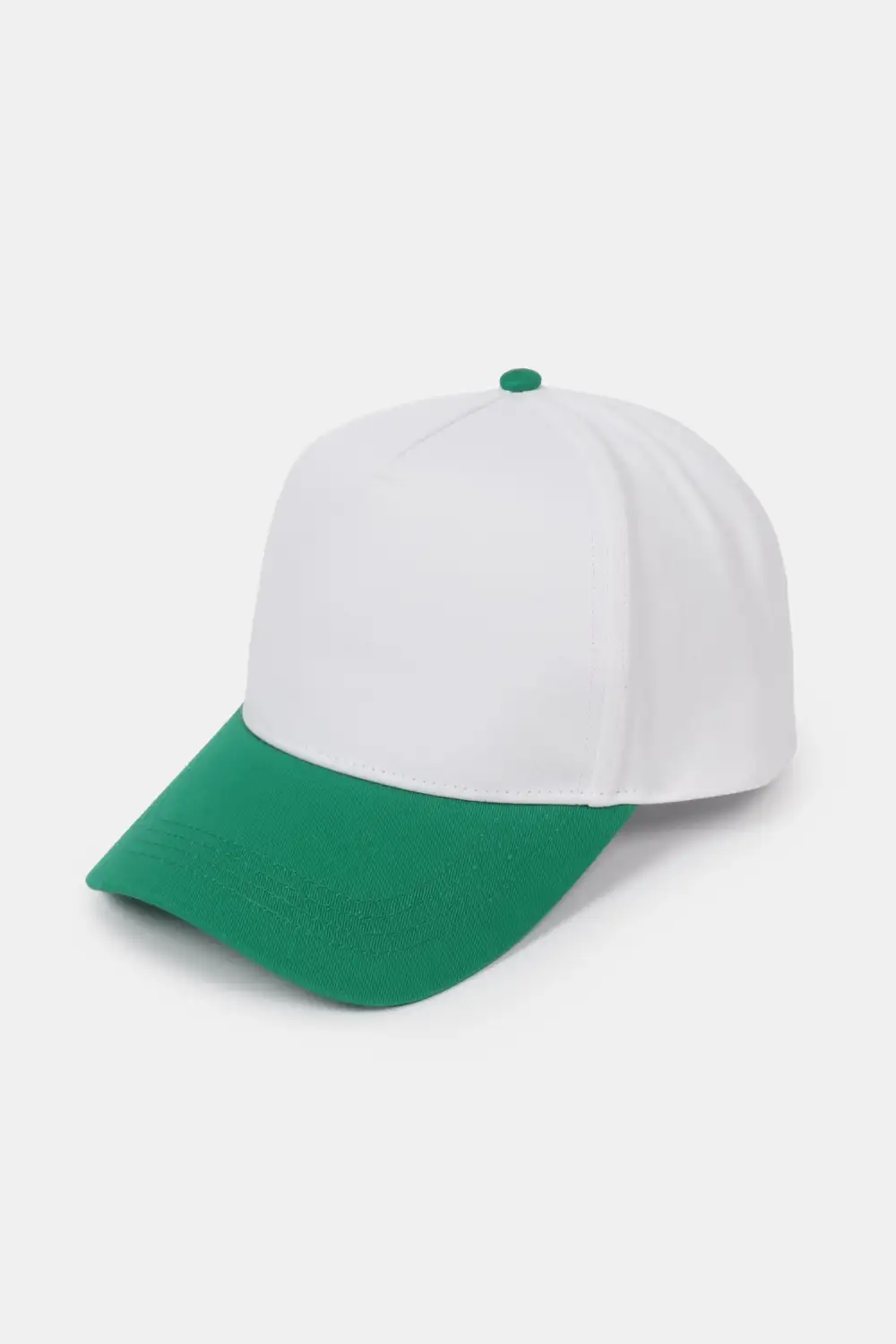 Two Tone Five Panel Panel Baseball Cap