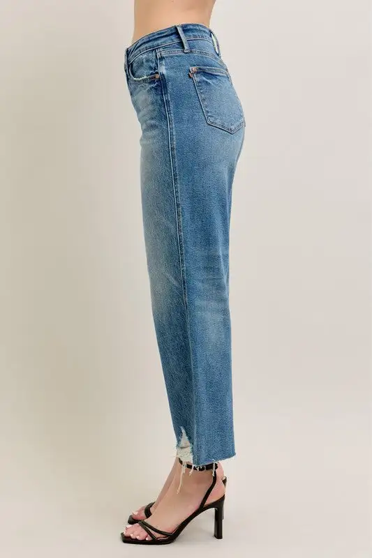 Crop Wide Leg Jeans