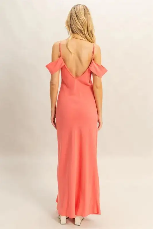 Refined Flattering Fit Cami Maxi Dress