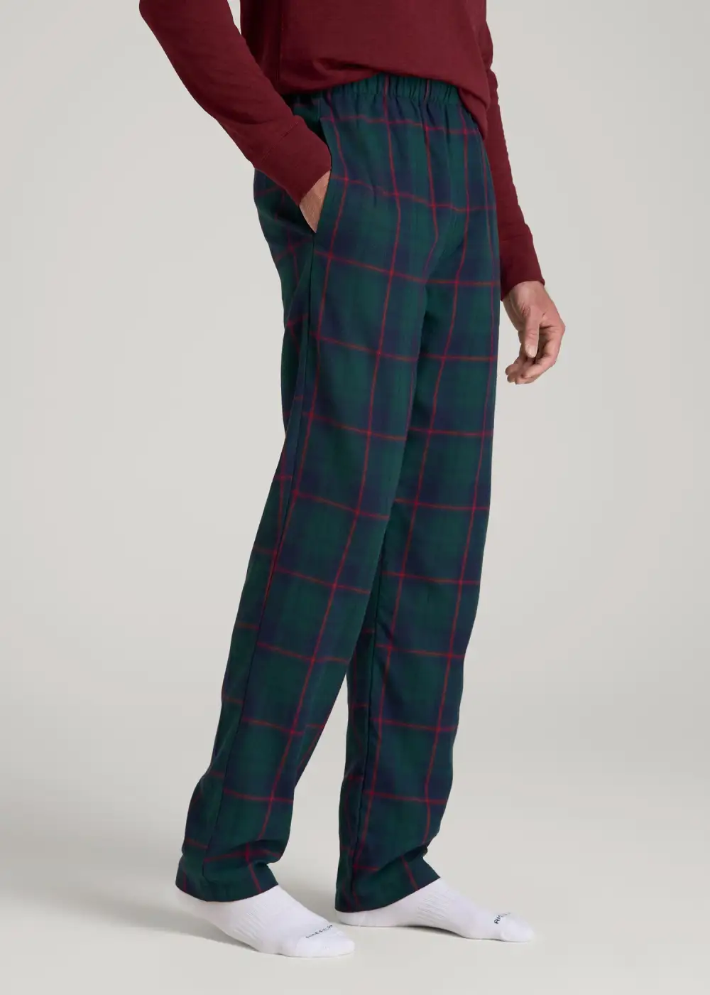 Men's Relaxed Fit Cotton Stretch Pants