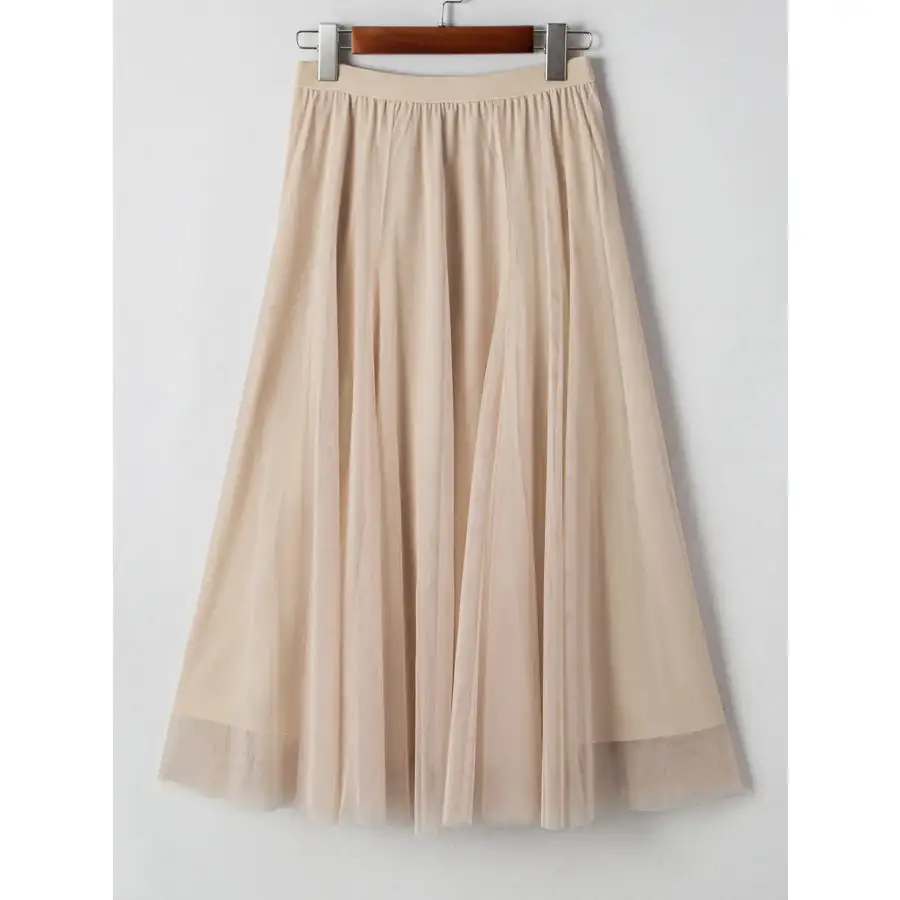 High-waisted Midi Skirt