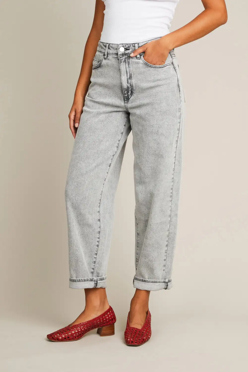 Women's Refined Flare Balloon Relaxed Jeans