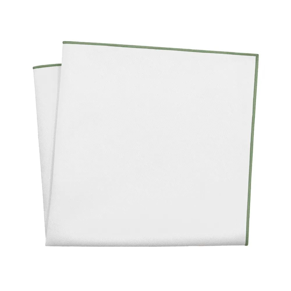 Polished Contemporary Solid Pocket Square