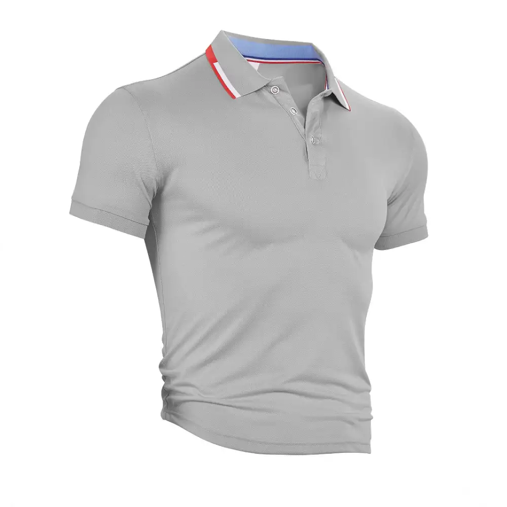 Ribbed Slim Fit Polo Shirt