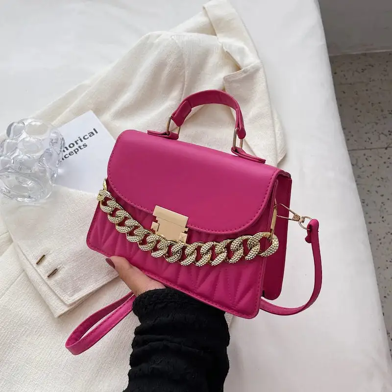 Evening Statement: Designer Chain-Detail Handbag