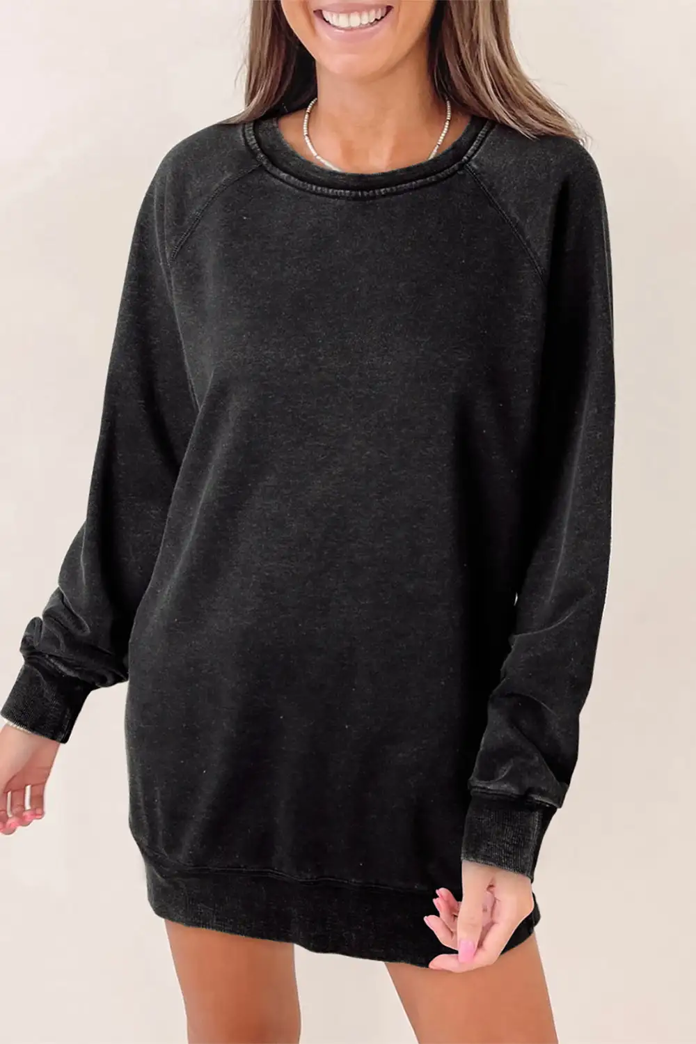 Mineral Wash Oversized Sweatshirt