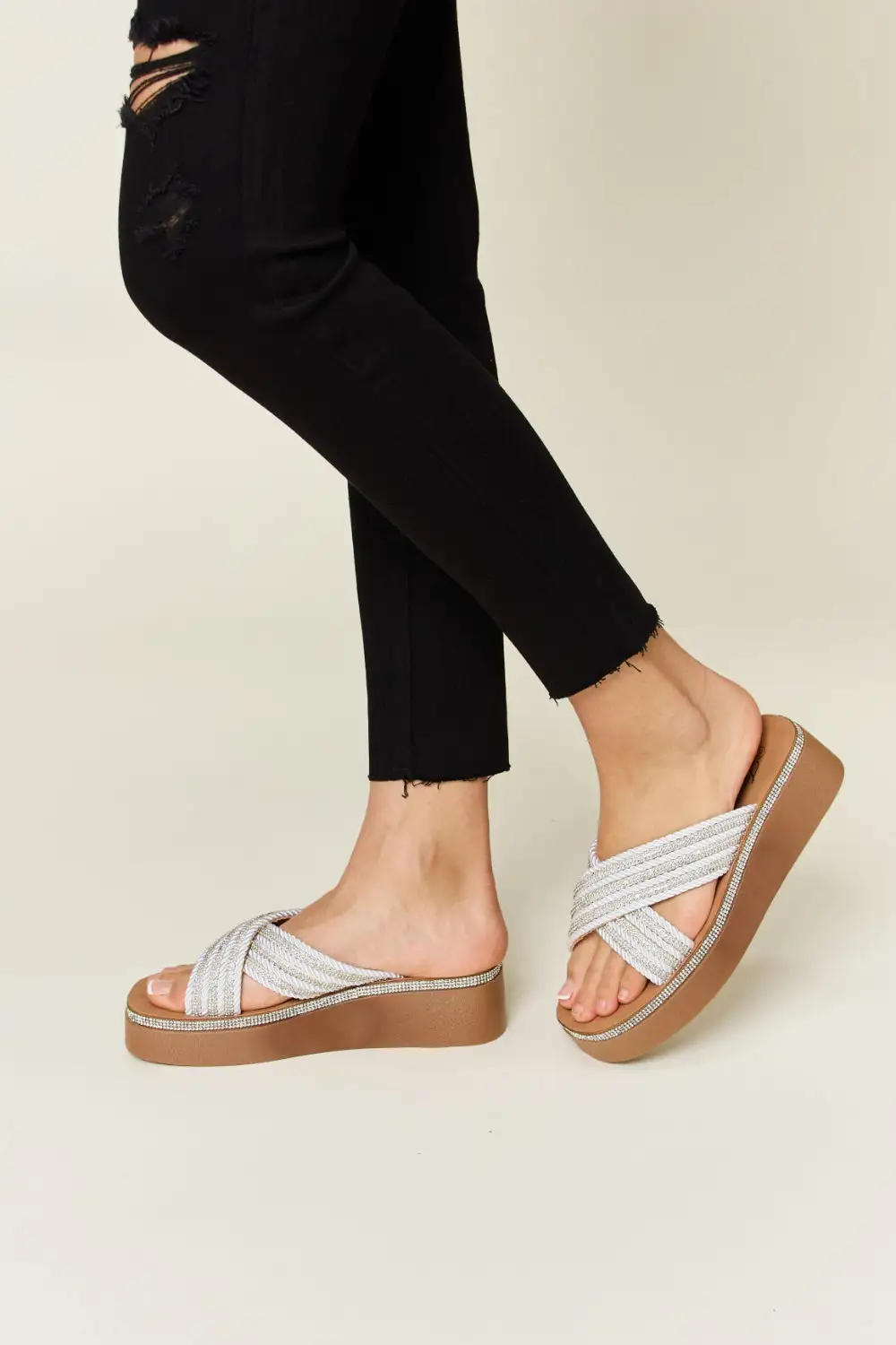 Wedge Platform Heeled Sandals