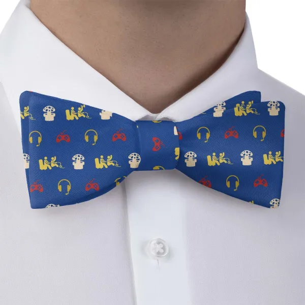 Gaming with Friends Pattern Bow Tie