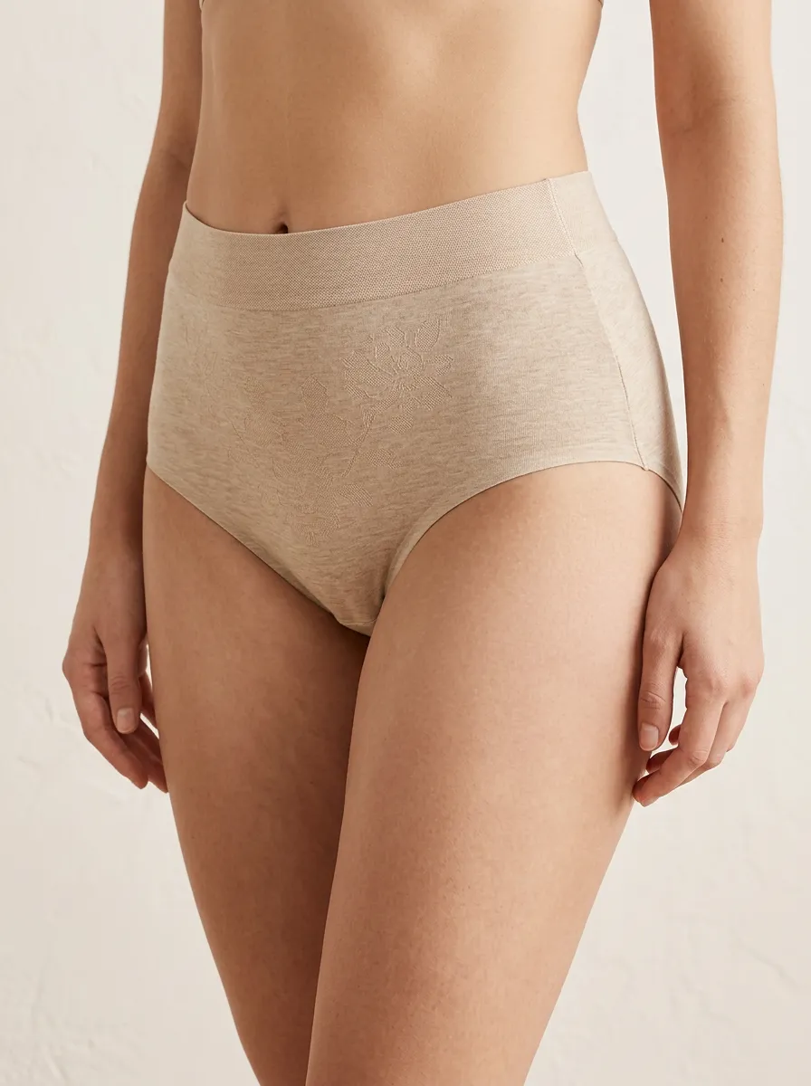 Women's Seamless Floral-Pattern Panties