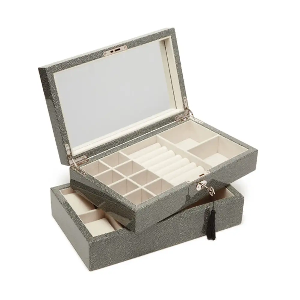 Hinged Stackable Jewelry Box Set