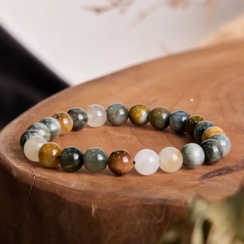 Classic Natural Eagle S Eye Stone Bracelet