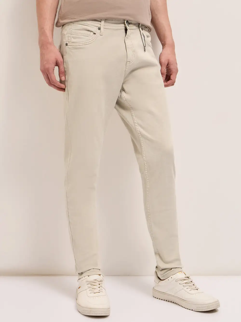 Leisure Stretch Pocket Cotton Jeans