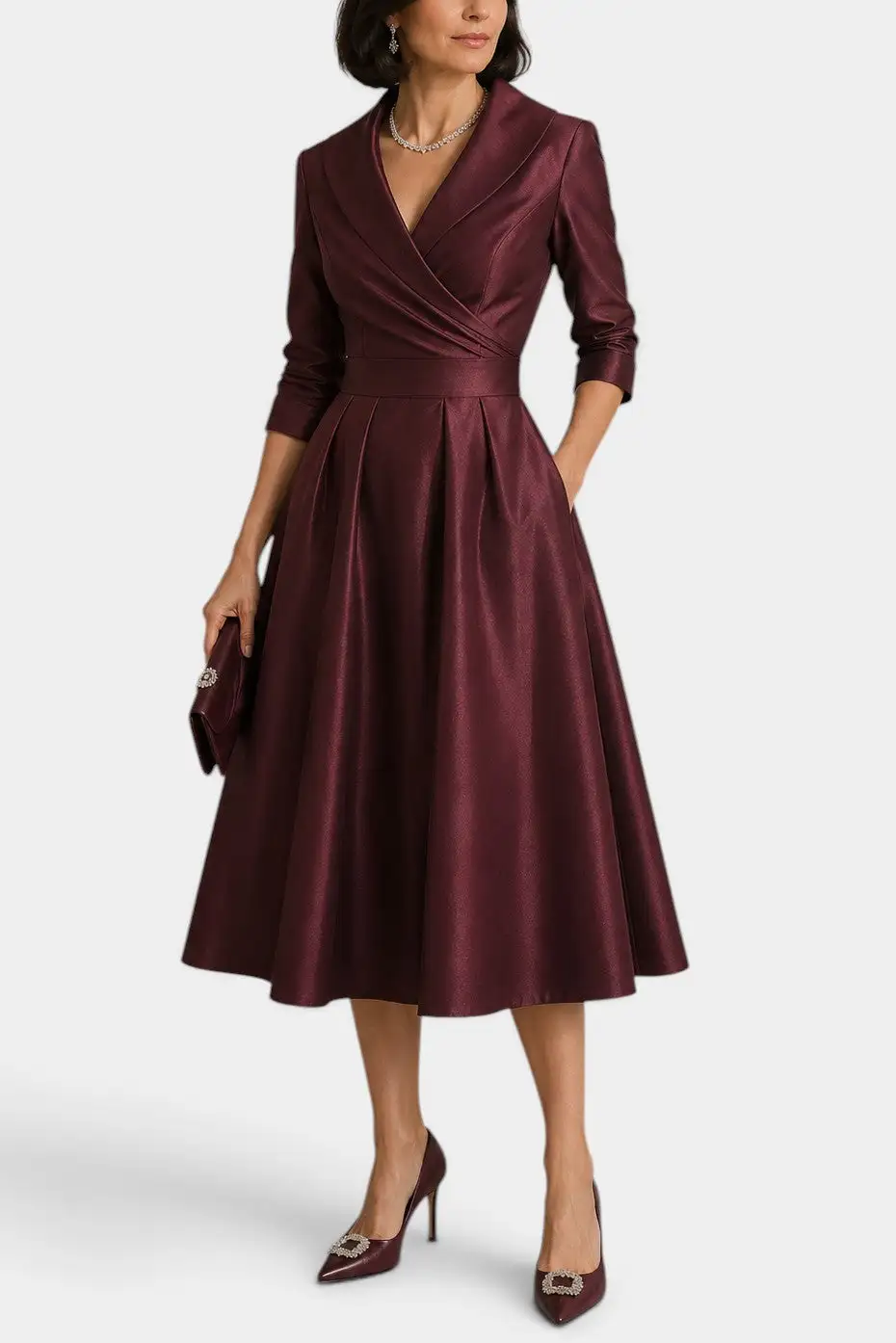 A-Line Midi Dress