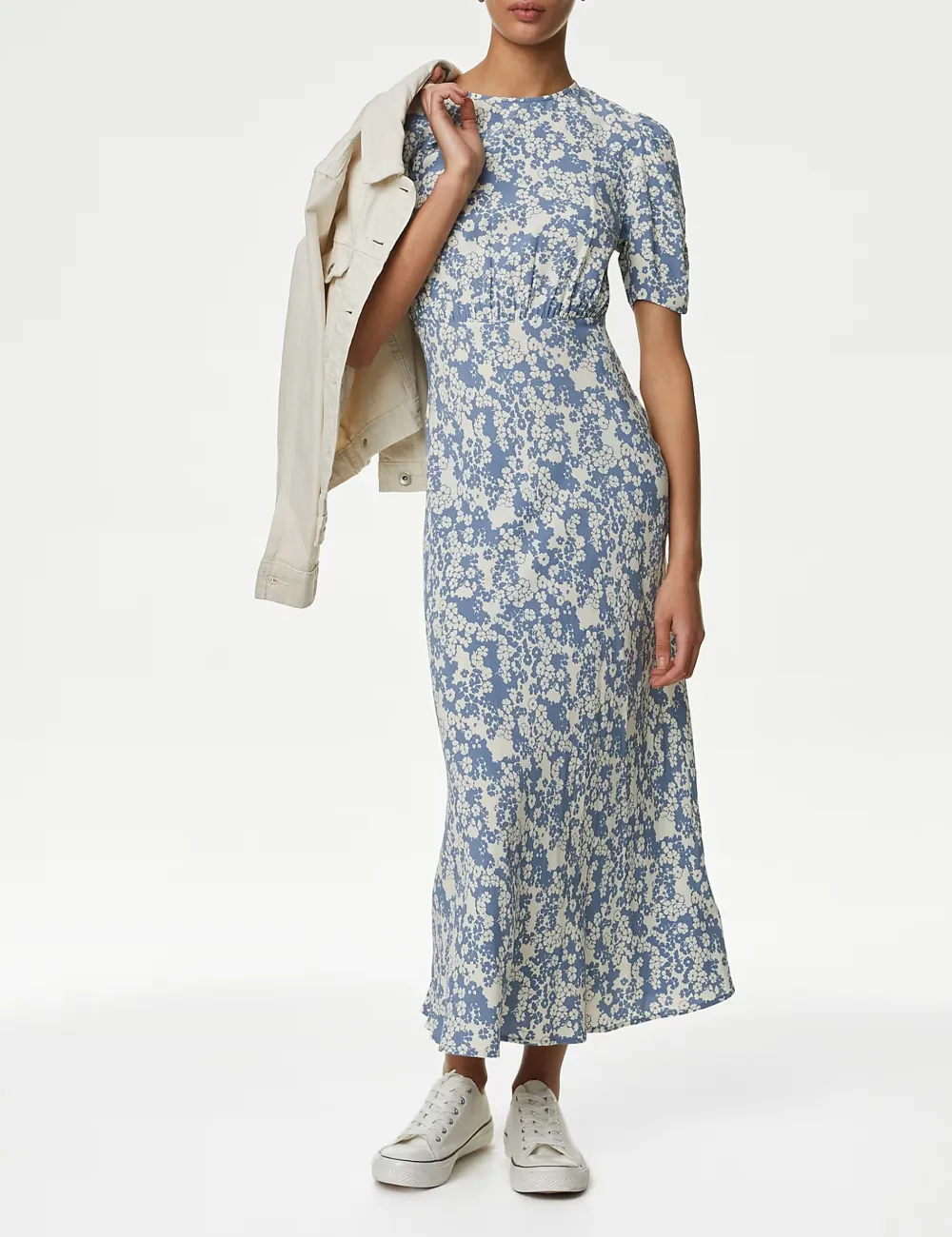 Ditsy Floral Maxi Tea Dress