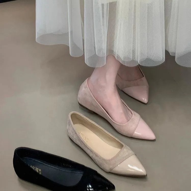 Pointed Toe Wedge Heels