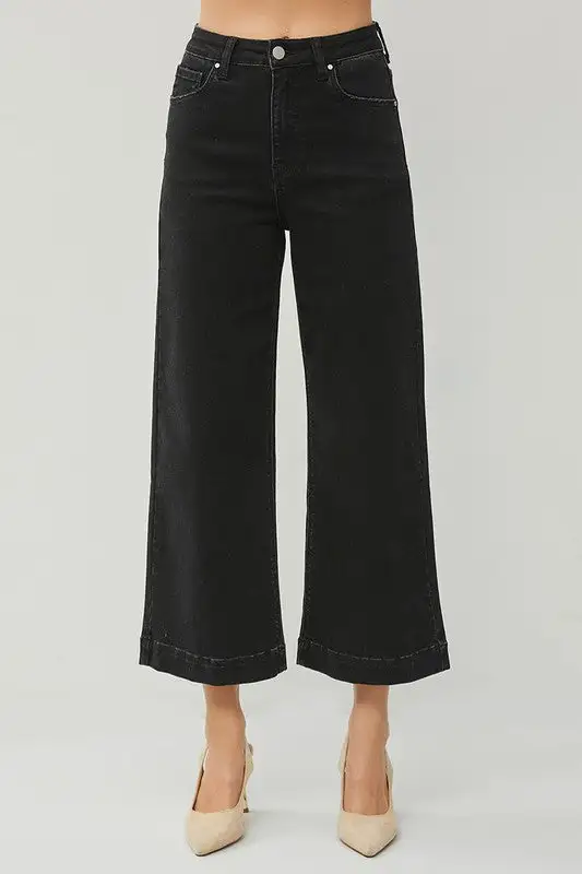 High Rise Wide Leg Jeans