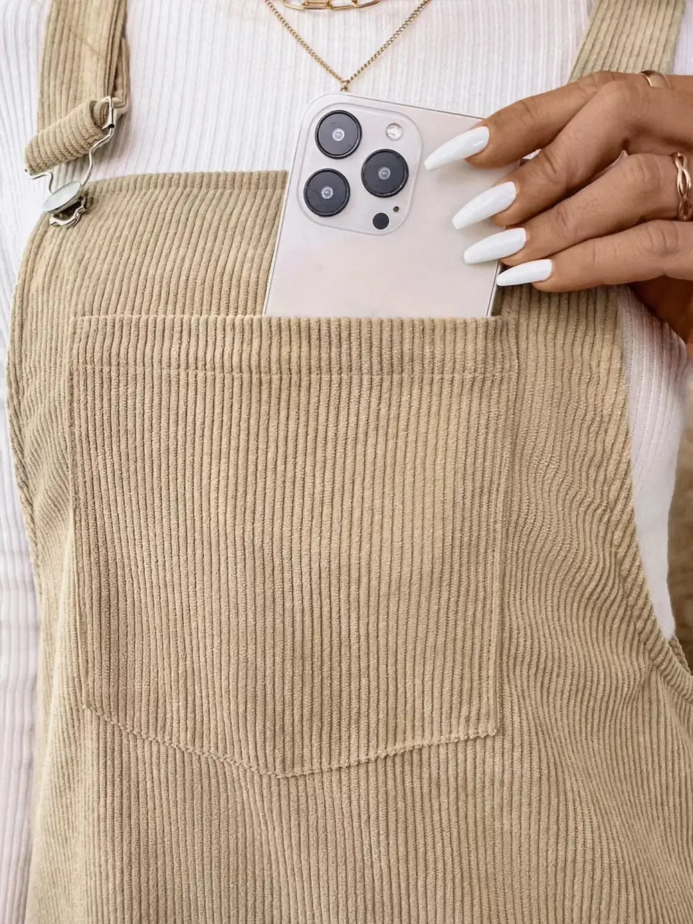 Wearable Corduroy Jumpsuit