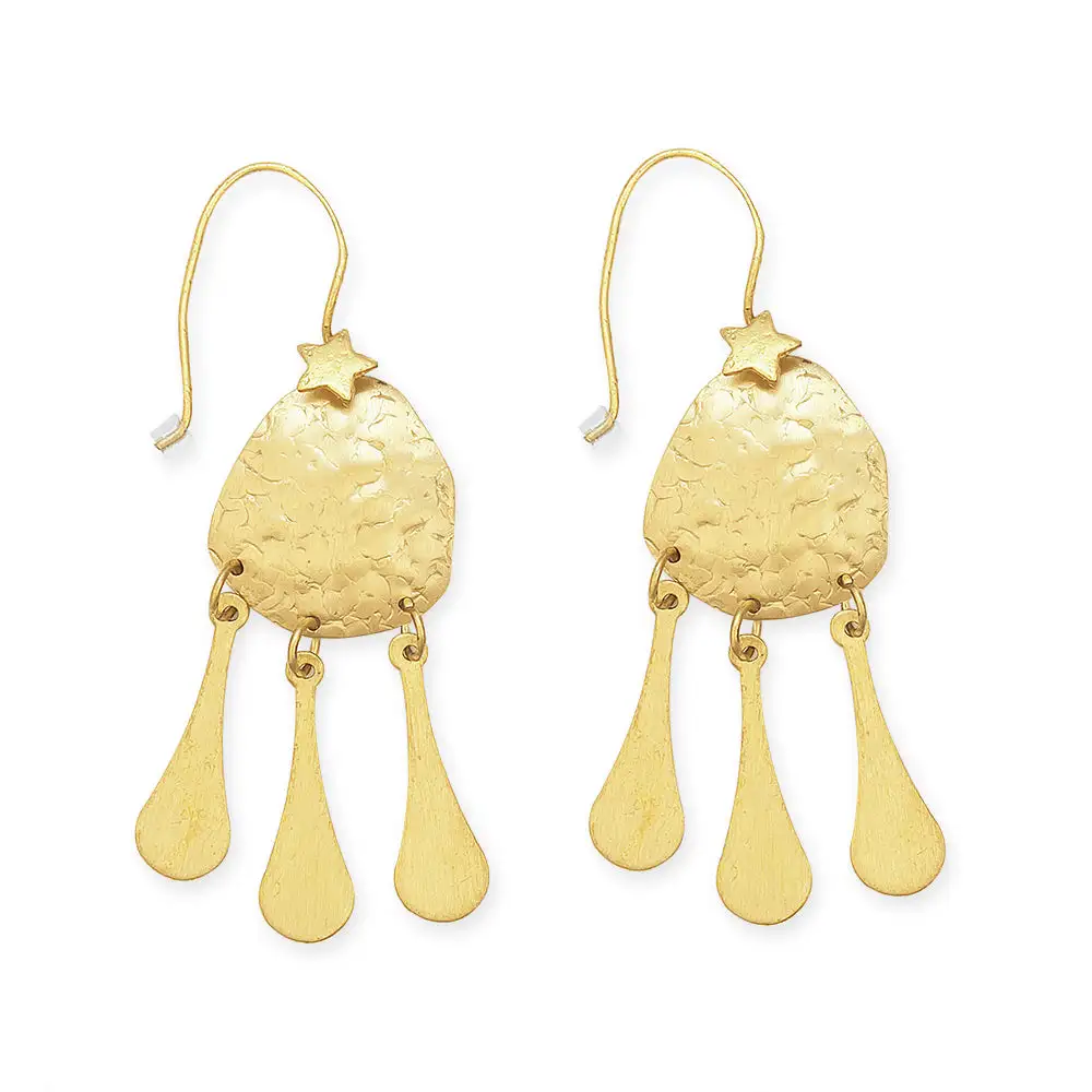 Classic Modern Celestial Star Earrings