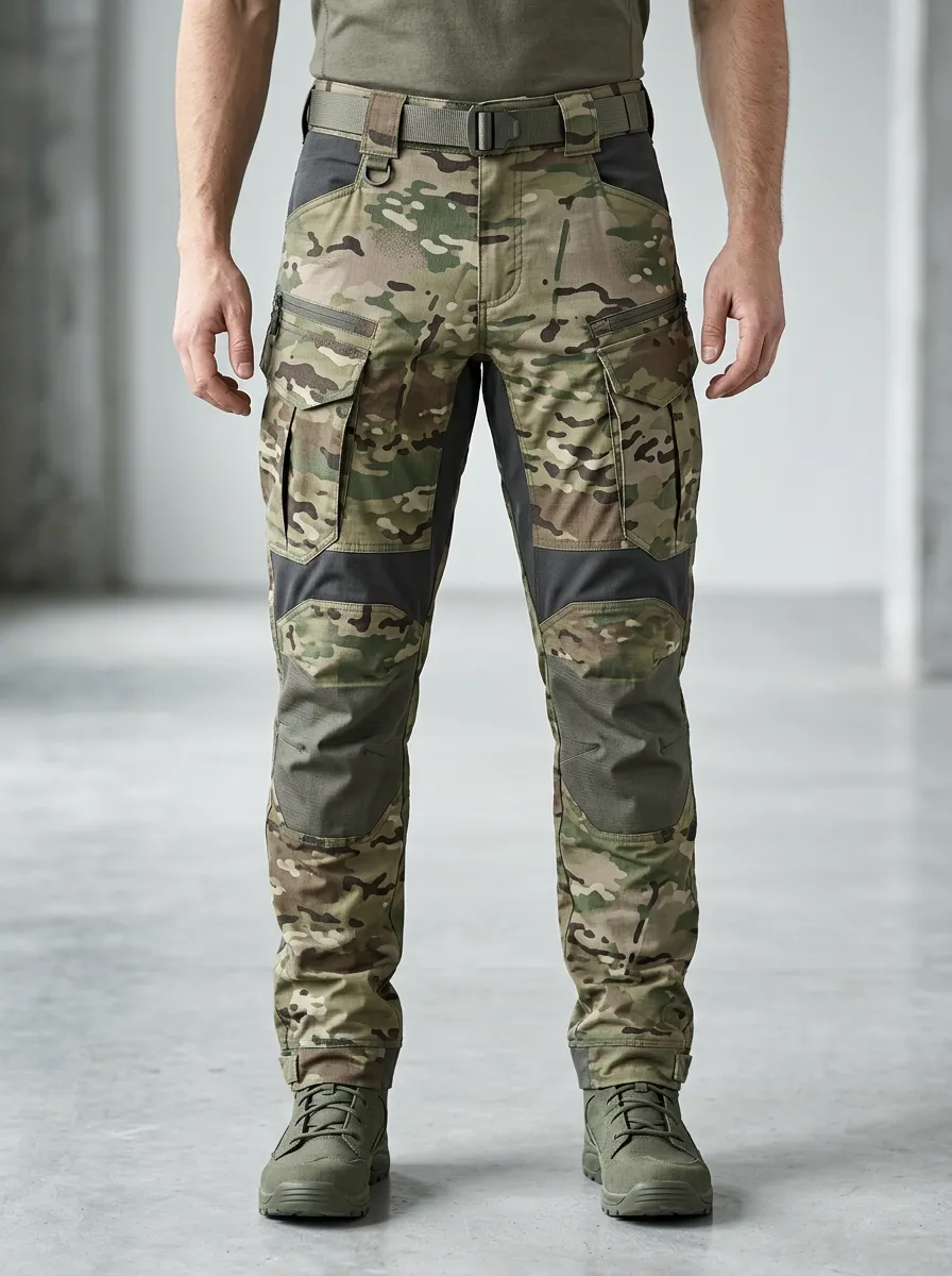 Men's Tactical Outdoor Camouflage Printed Cargo Pants