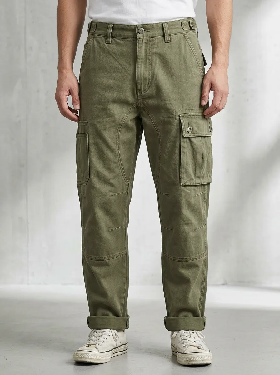 Men's Relaxed Canvas Utility Field Pants