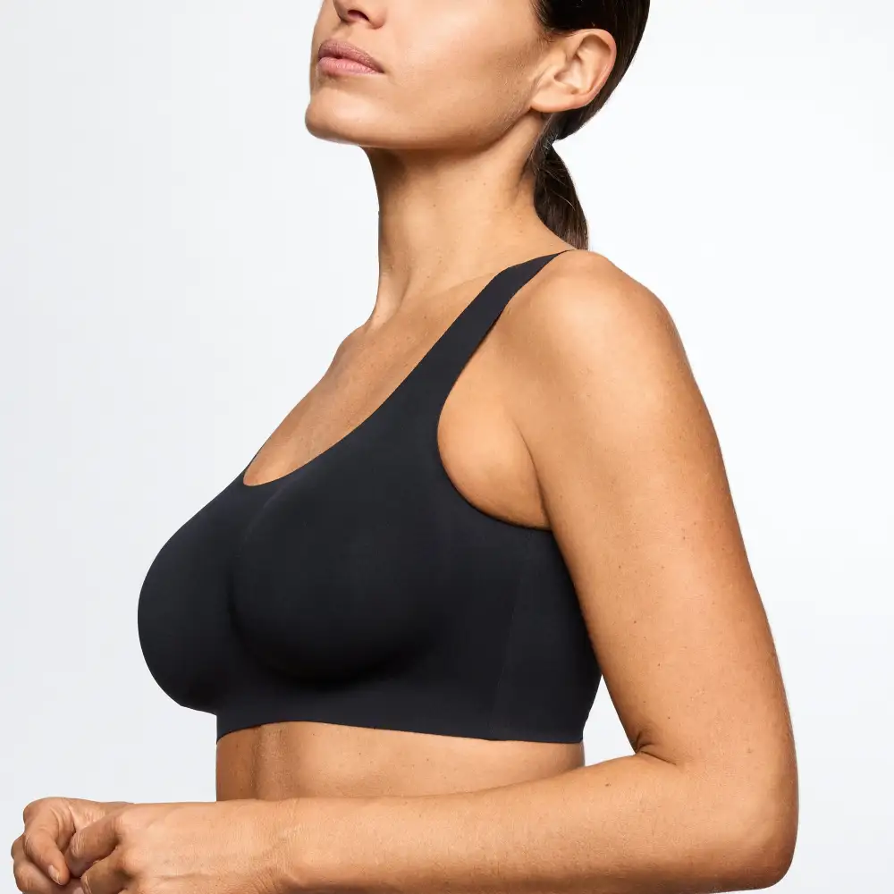 Women's Bralette Wireless Molded Padded Seamless Non-Adjustable Straps Adjustable Straps Wide Underband Bra