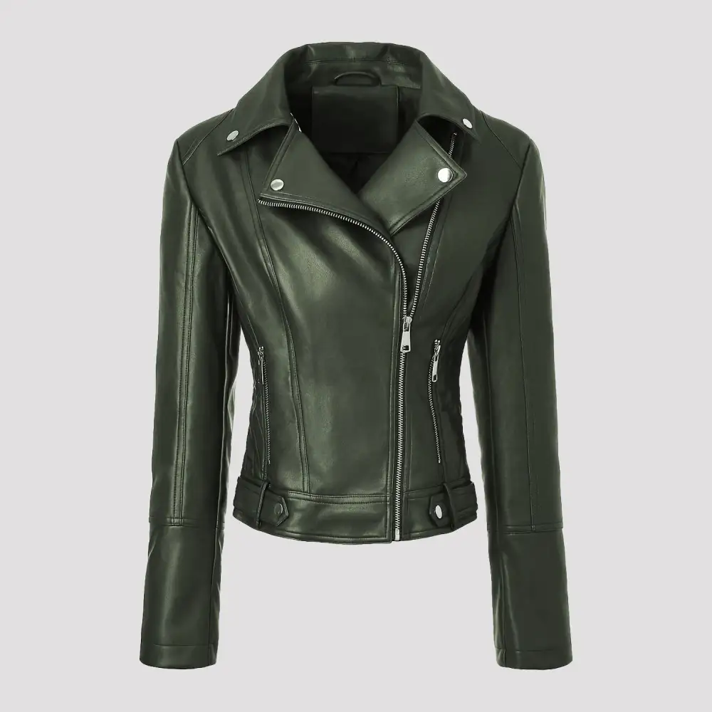 Faux Leather Biker Jacket