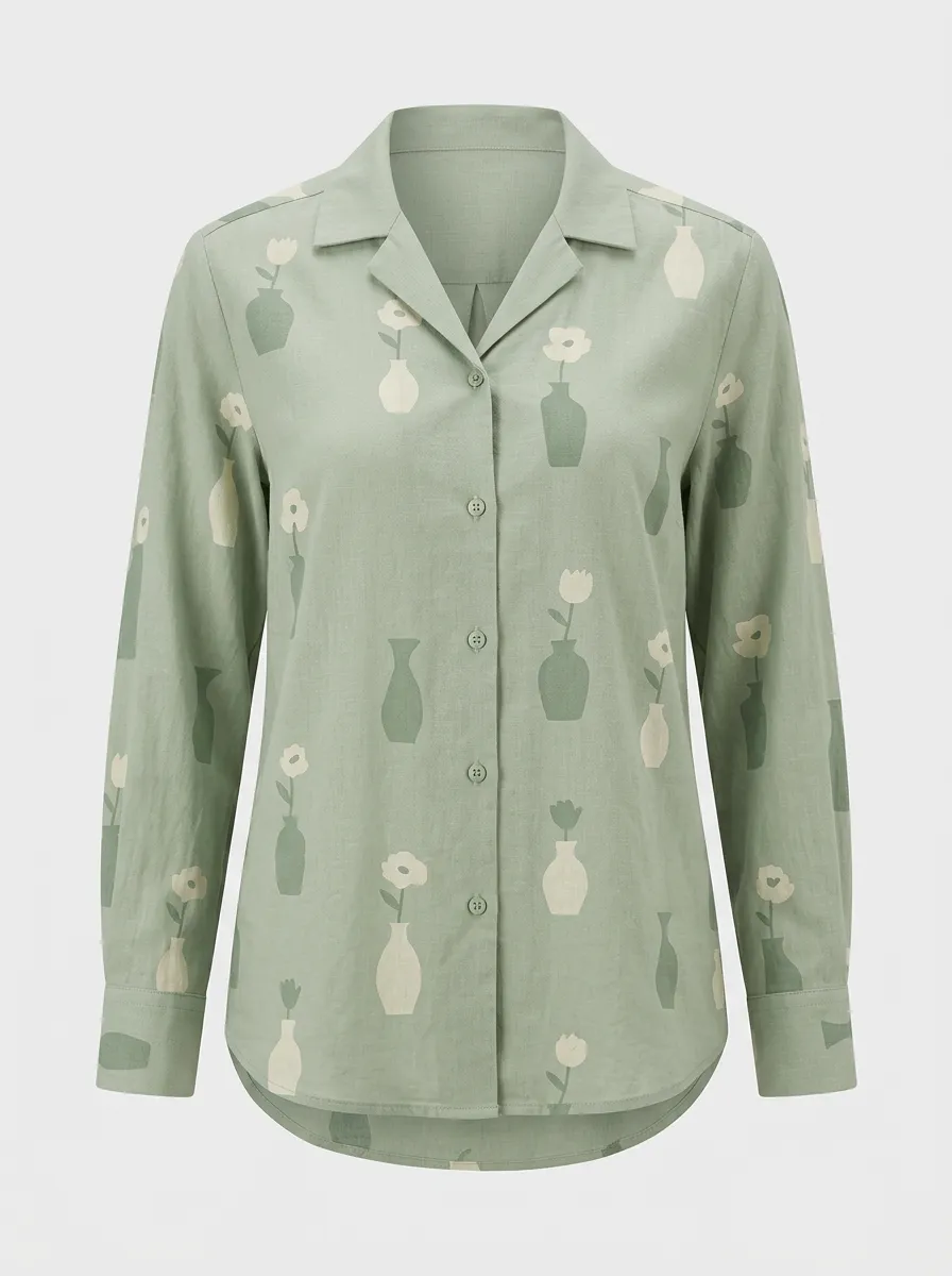 Women's Camp-Collar Shirt