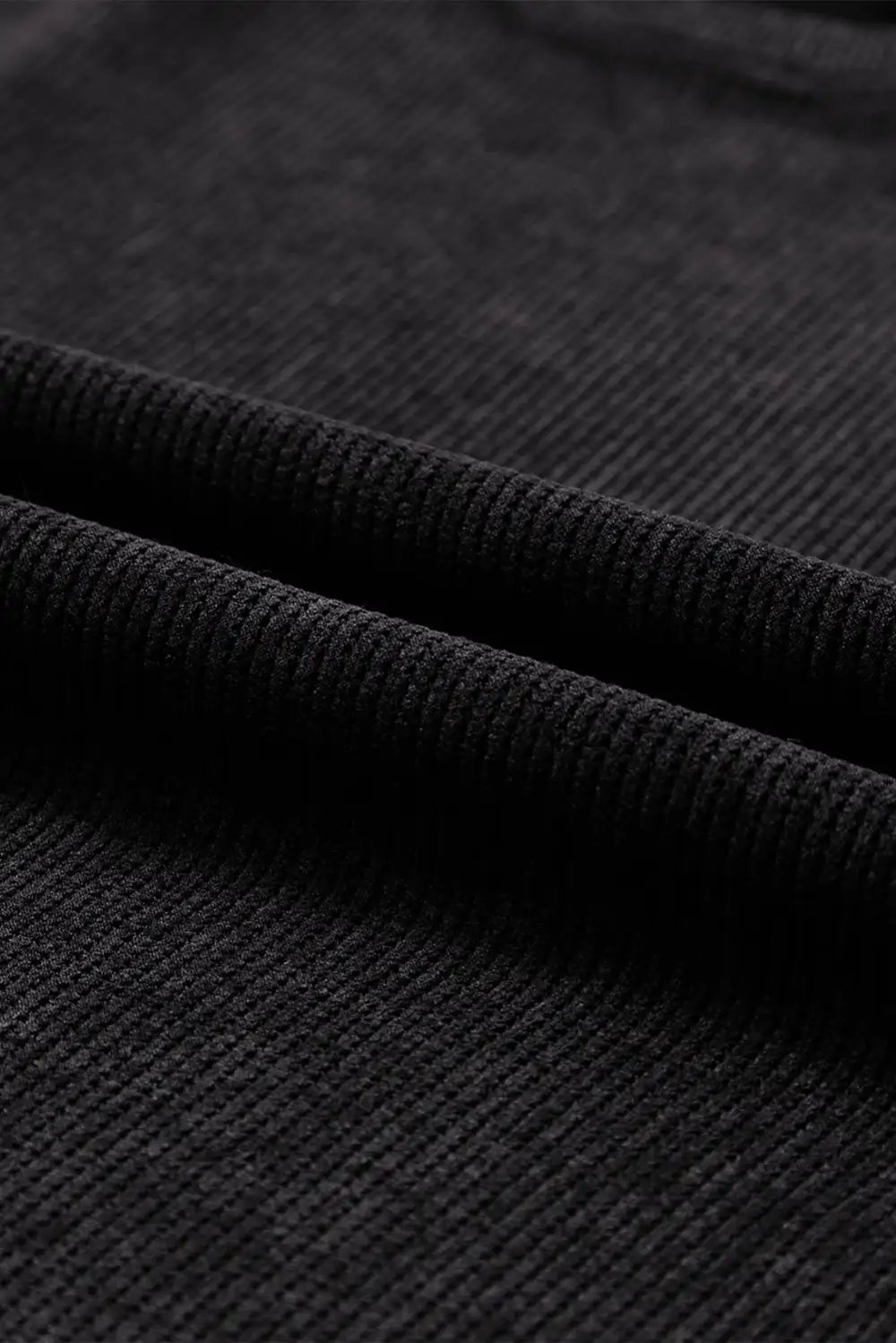 Soft Feel Ribbed Crewneck Sweatshirt