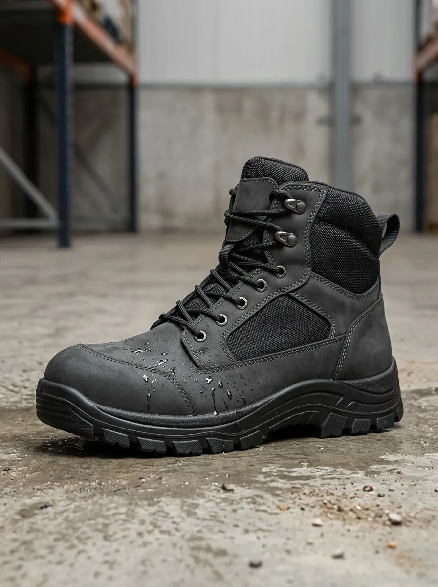 Tactical-Inspired Tactical Workwear Men's Waterproof Work Boots
