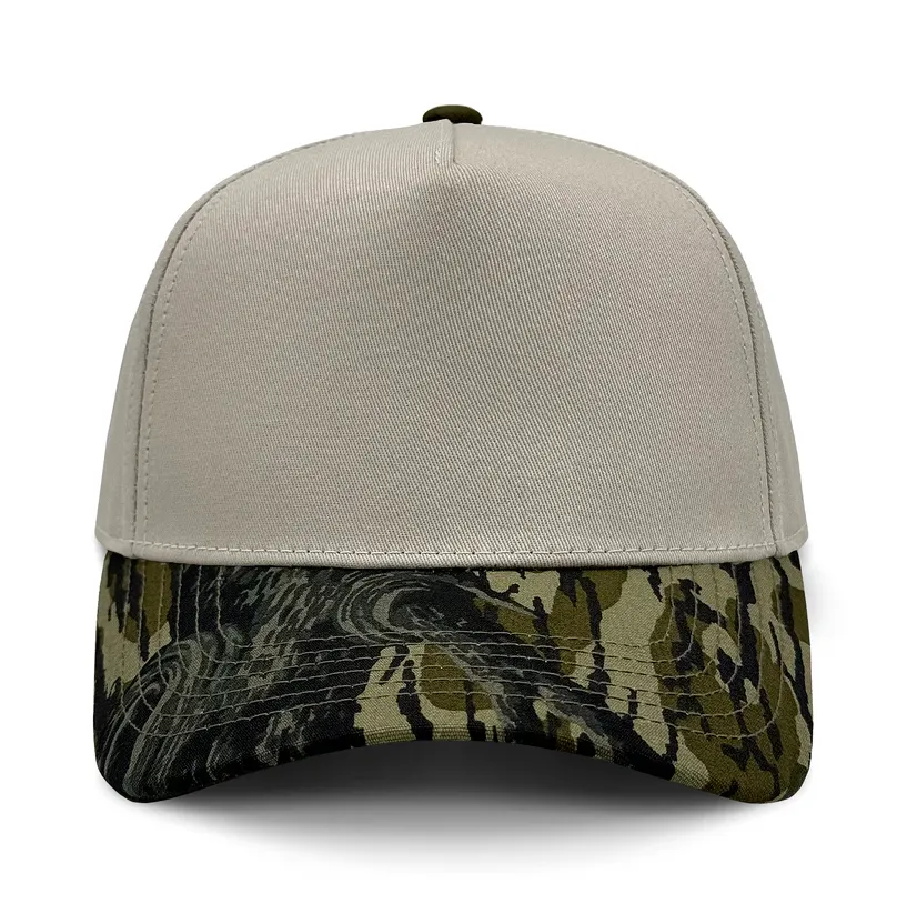 Curved Bill Hybrid Snapback Cap