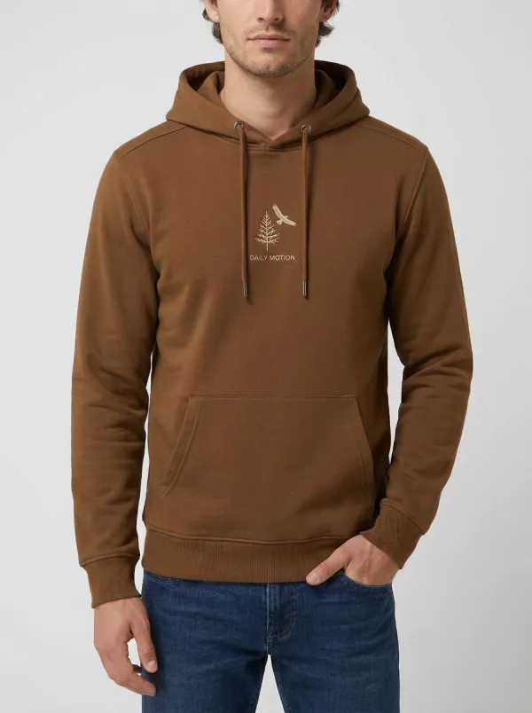 Men's Nature Outdoor Eagle Tree Daily Motion Print Hoodie