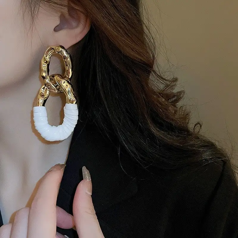 Leather Statement Earrings
