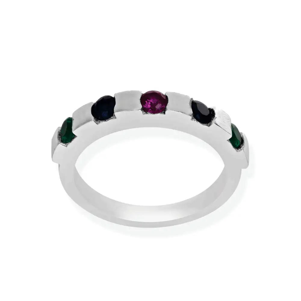 Glass Stone Everyday Statement Ring