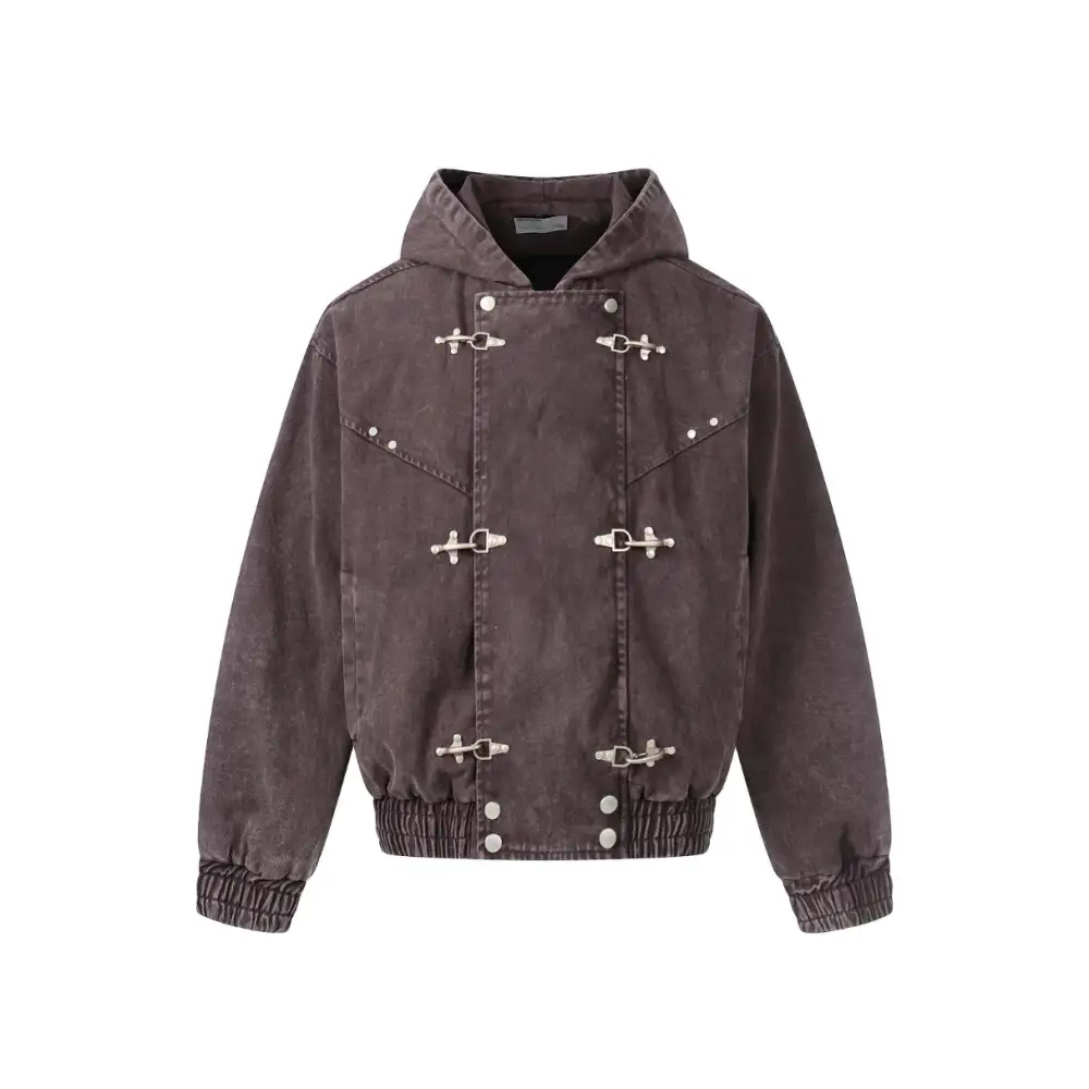 Toggle Hooded Utility Jacket