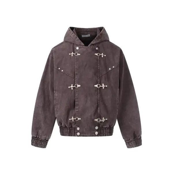Toggle Hooded Utility Jacket