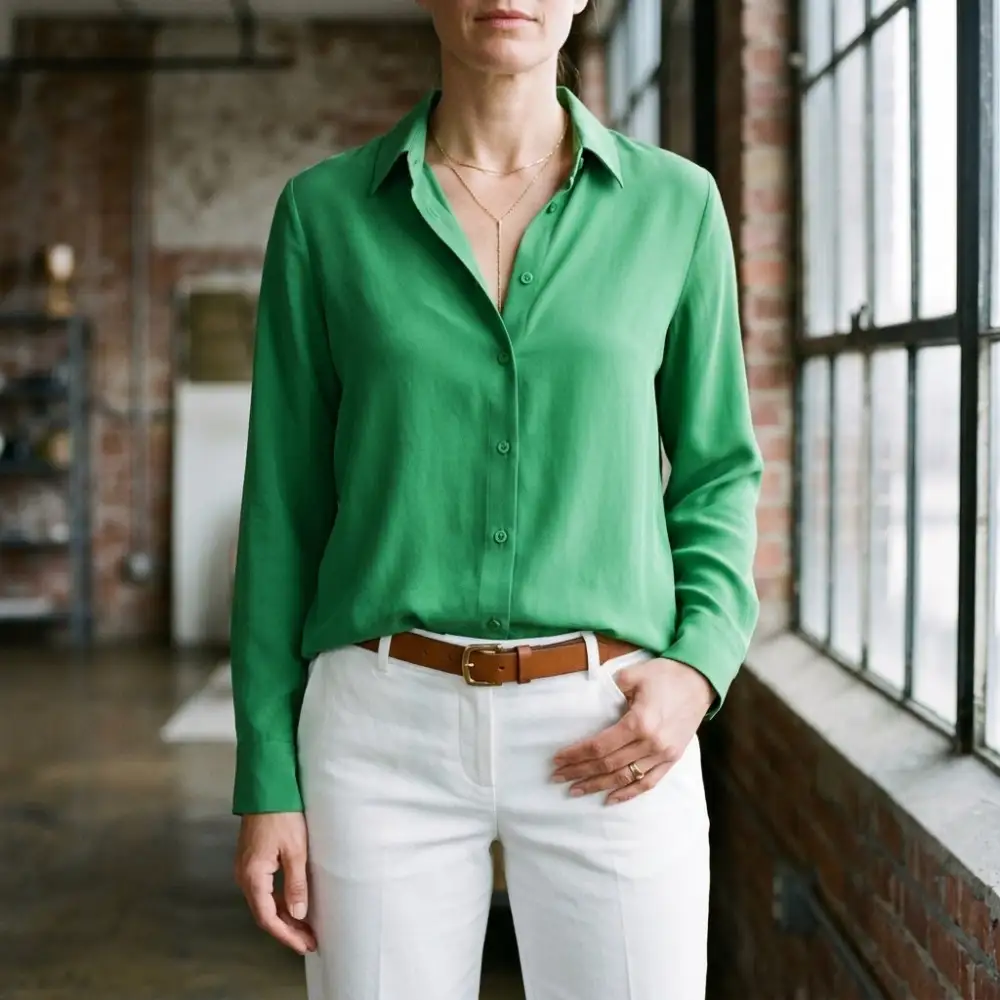 Silk Relaxed Blouse