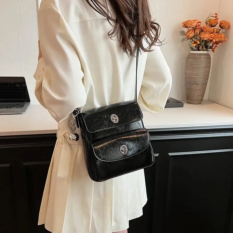 Chic Minimalist White Crossbody Bag