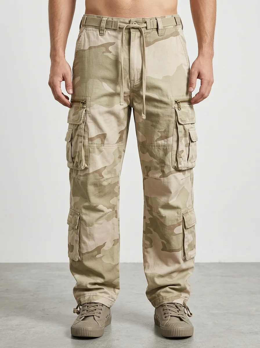 Men's Desert Camouflage Camouflage Cargo Pants