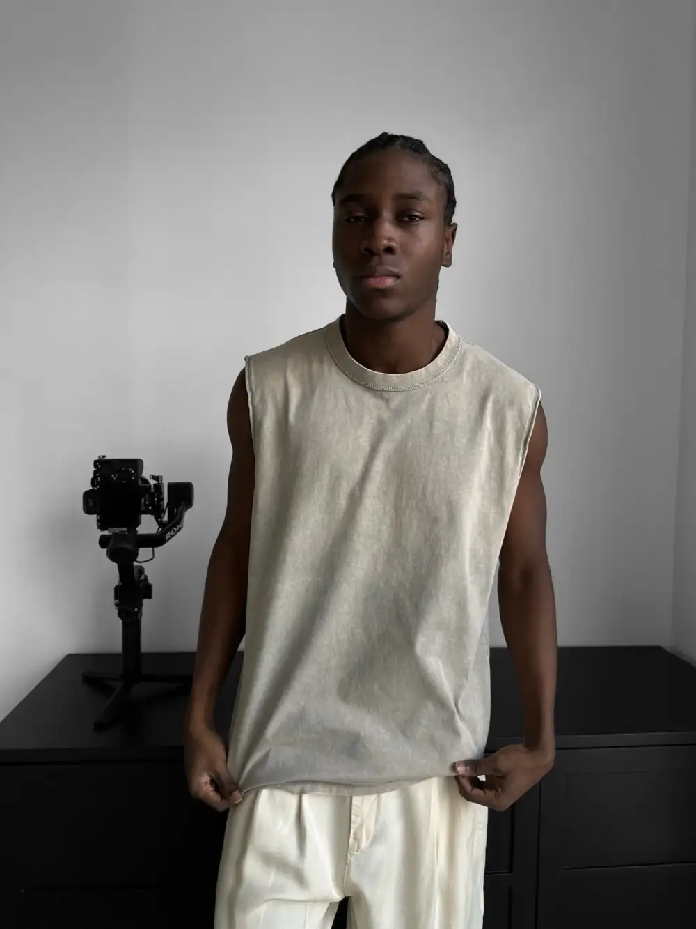 Easygoing Relaxed Washed Tank Top