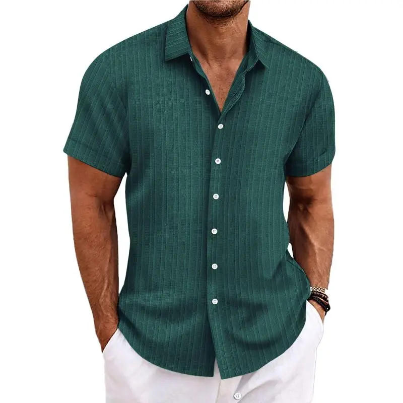 Striped Button Cotton Shirt