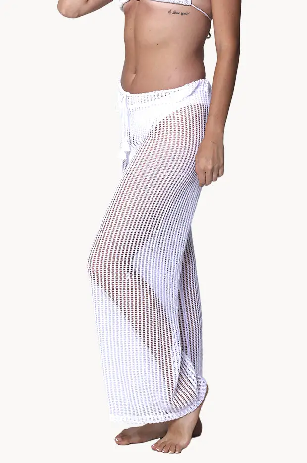 Crochet Knit Beach Pants